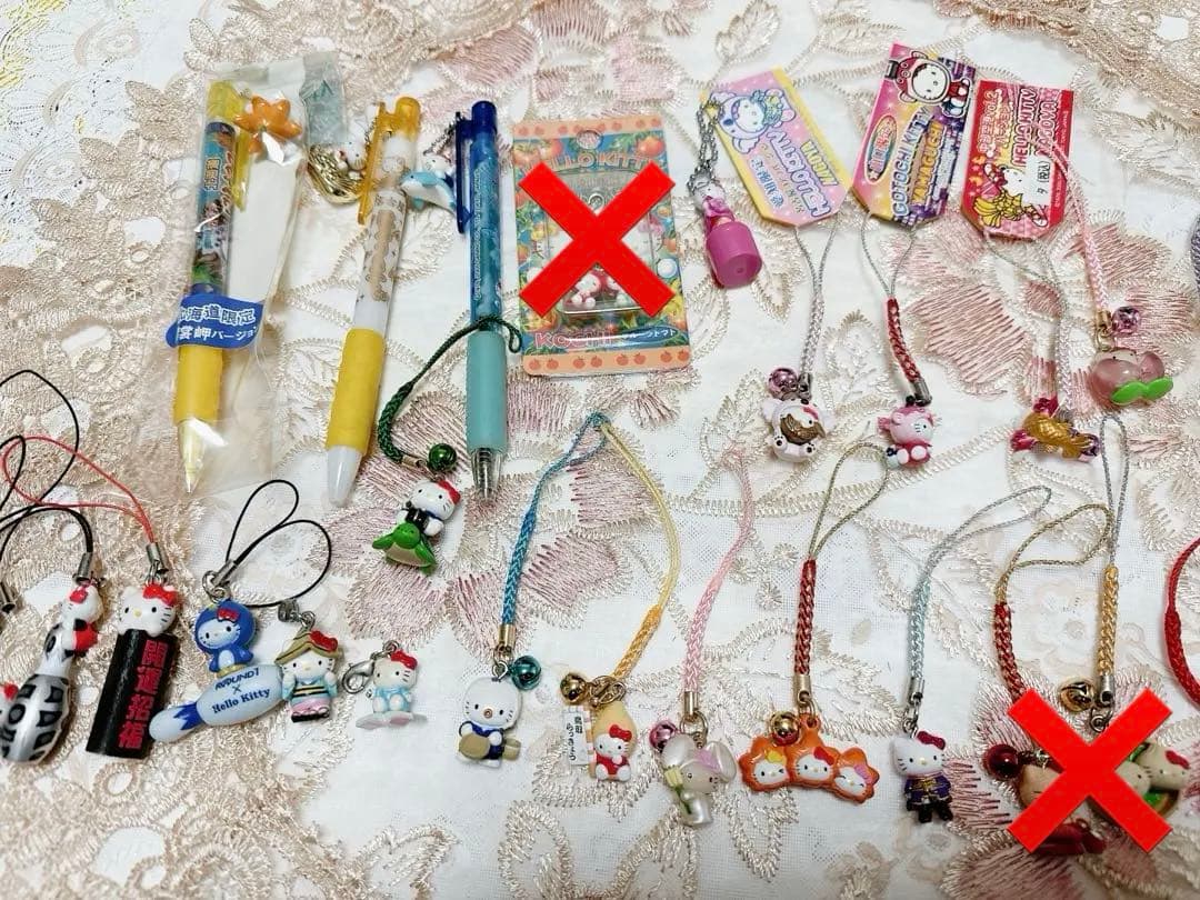 ハローキティ ご当地ストラップ 35個 ご当地キティ チョッパー 希少品 レア