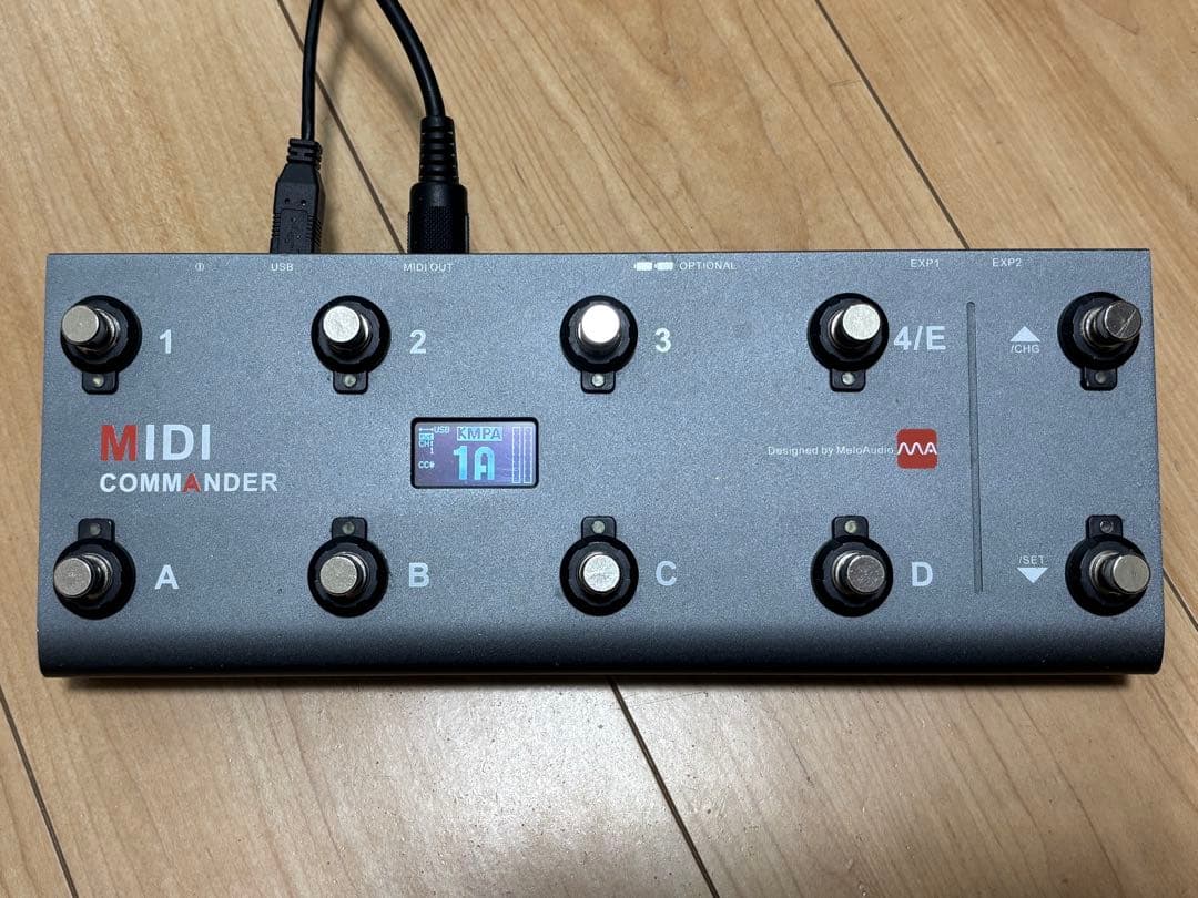 ギター MeloAudio MIDI COMMANDER