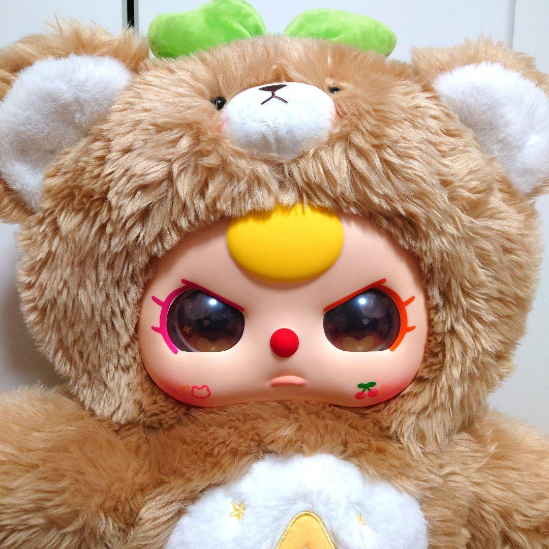 【最終値下げ！】Babythree　1000%　茶色　くま親子　オッドアイ