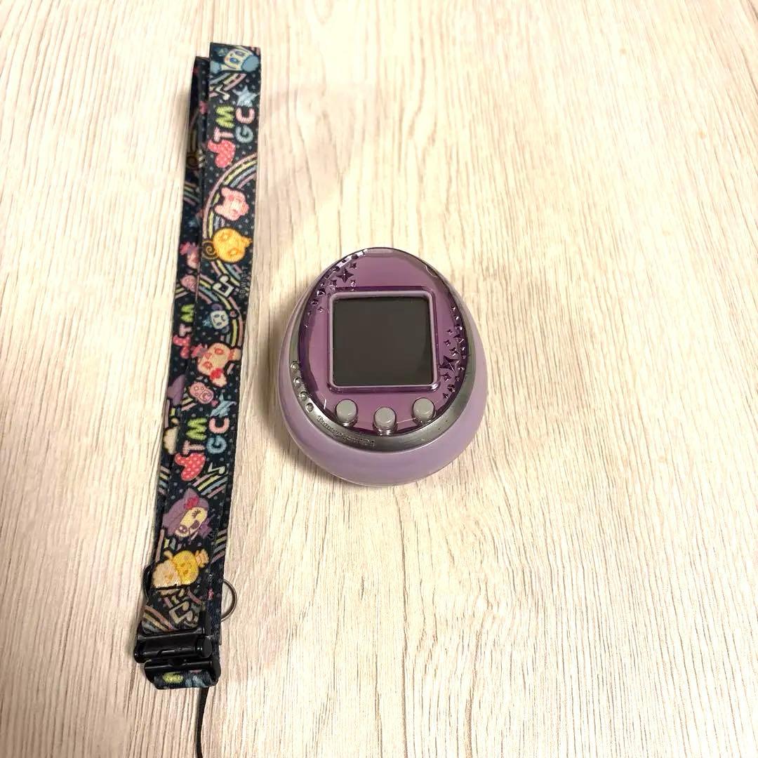 たまごっちIDL iD L パープル　ストラップ付き！動作確認済！ゆちこ