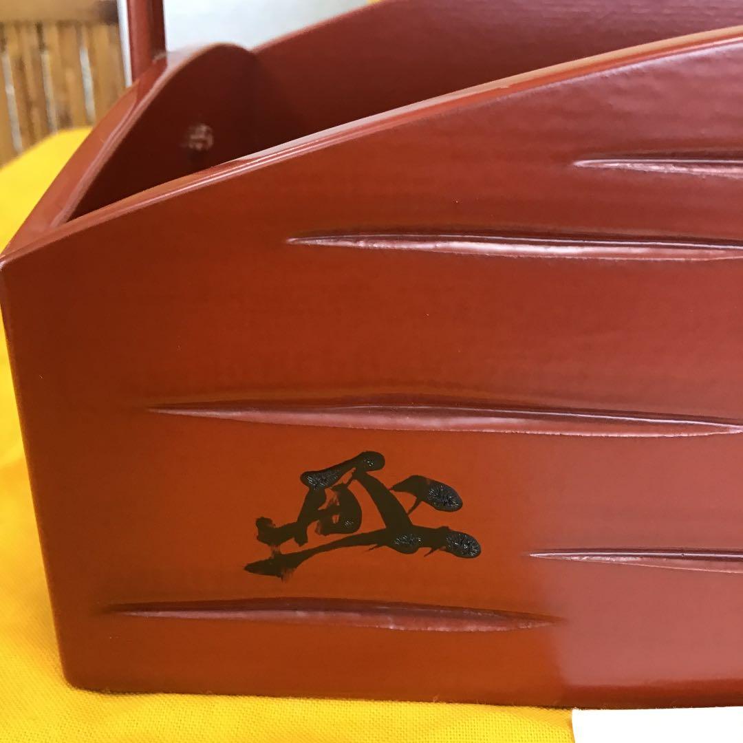 茶道具 莨盆 一閑手付 不俊斎好 莨盆 塗師 木村 表恵 Ｎ121T