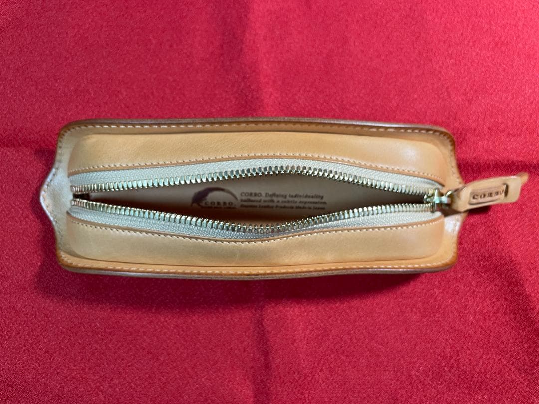 ☆新品☆コルボ レザーペンケース SLATE スレートシリーズ ベージュ