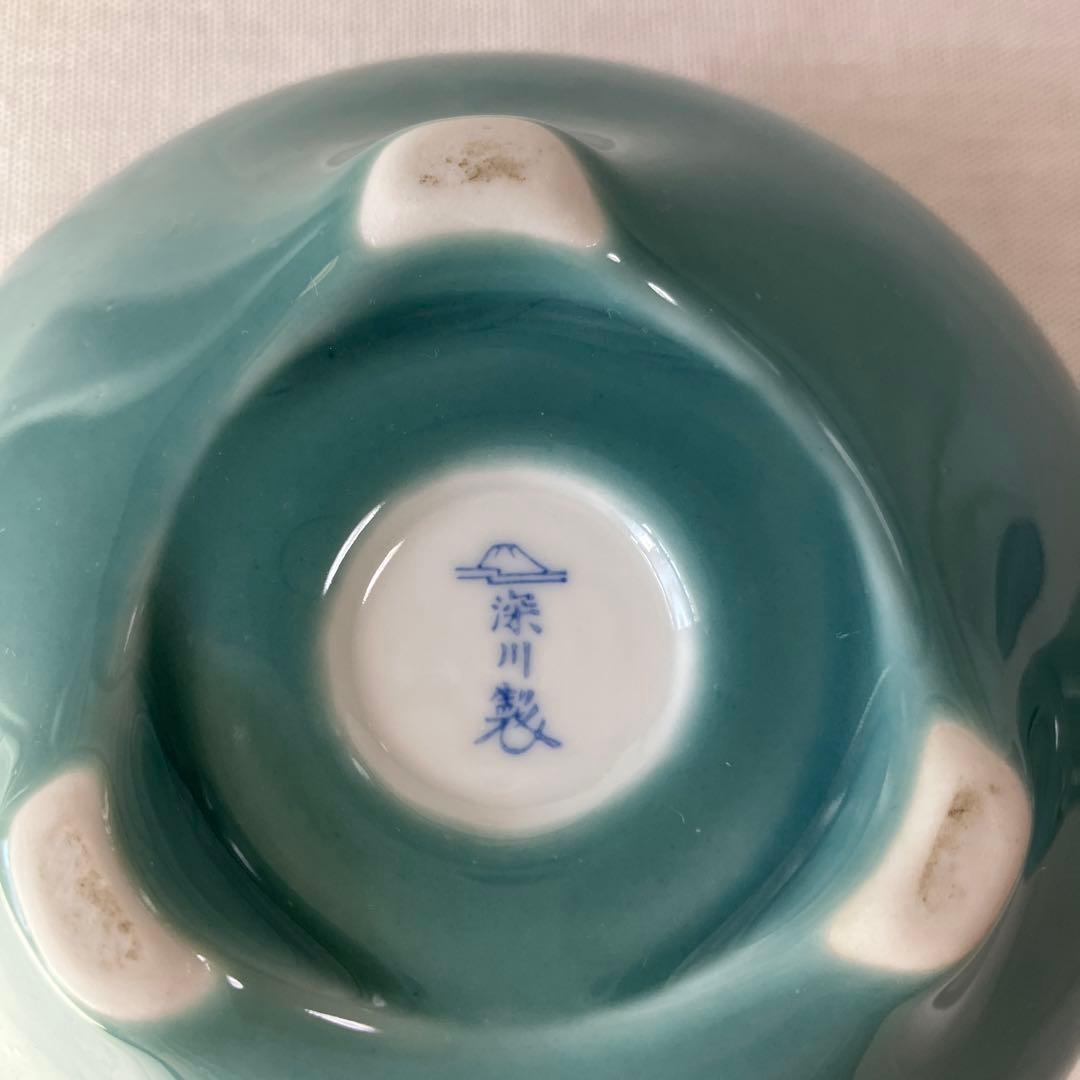 深川製磁　深川製　有田焼　香炉　犬摘み　三足　茶道具　箱付き　ヴィンテージ　レア