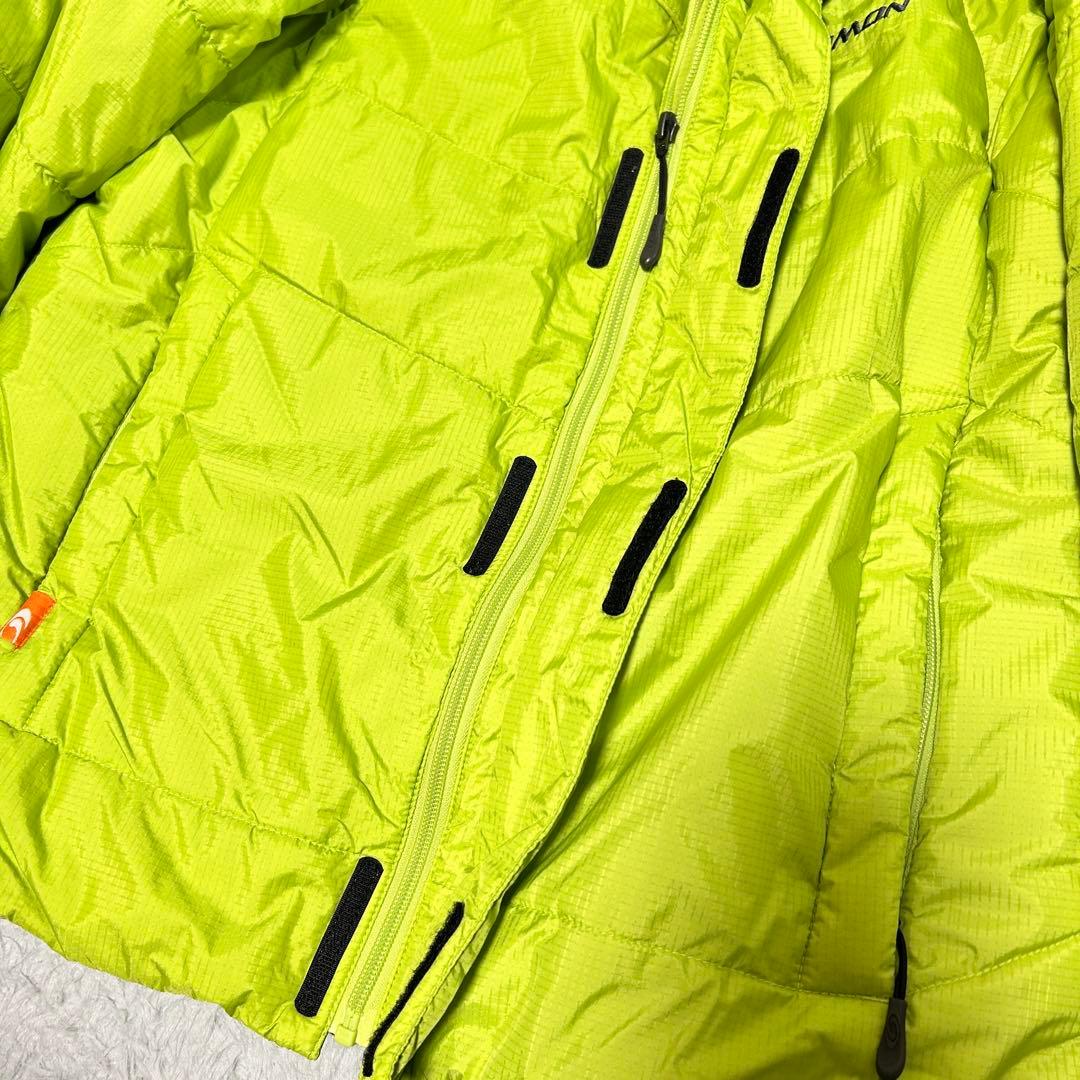 00s salomon shell puffer jacket ライムグリーン