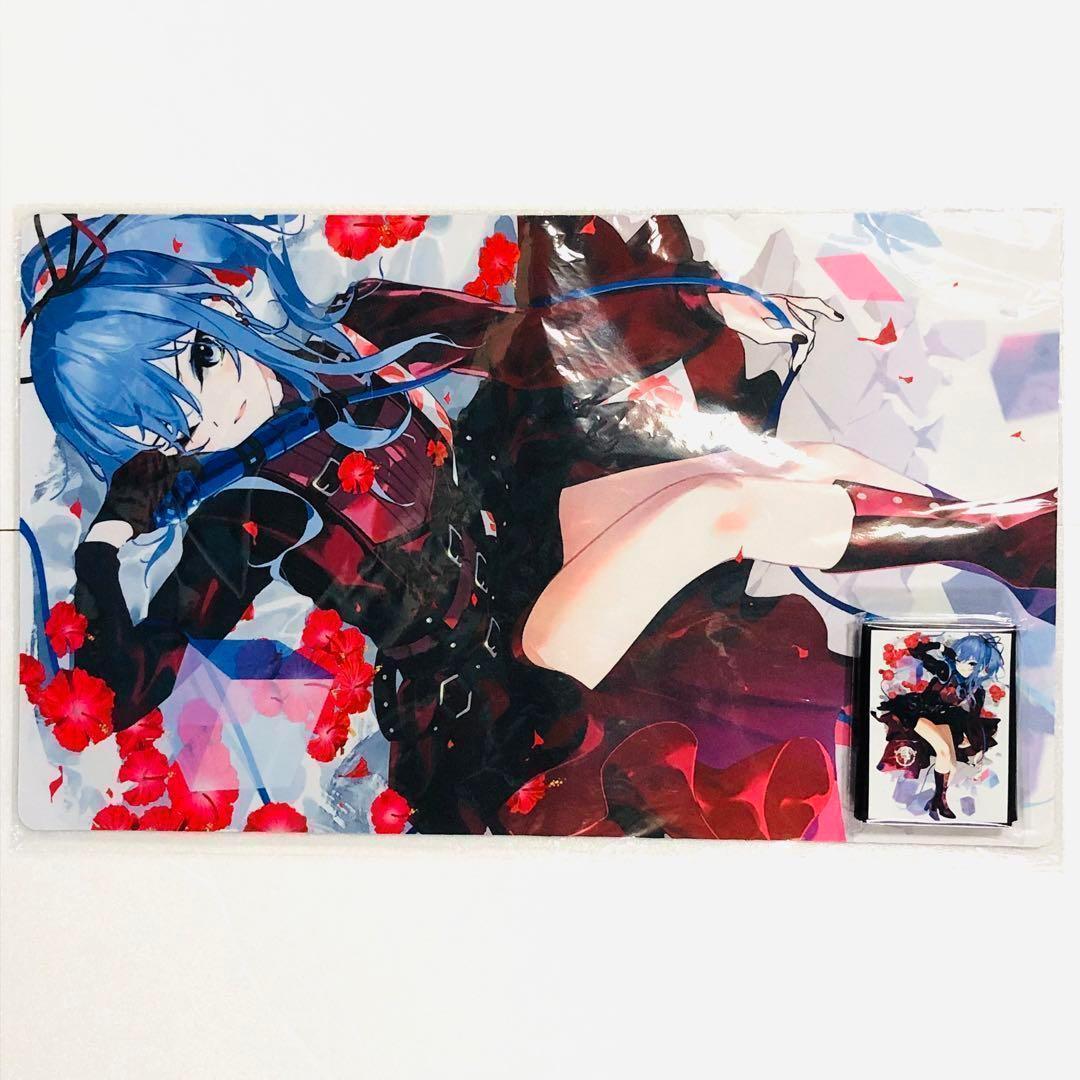 ホロライブ 星街すいせい ダークドレス スリーブ プレイマット 混沌の女神様