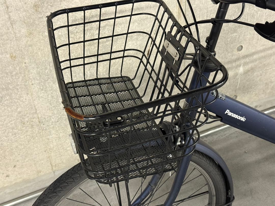 世田谷区 Panasonic 電動アシスト自転車 ネイビー