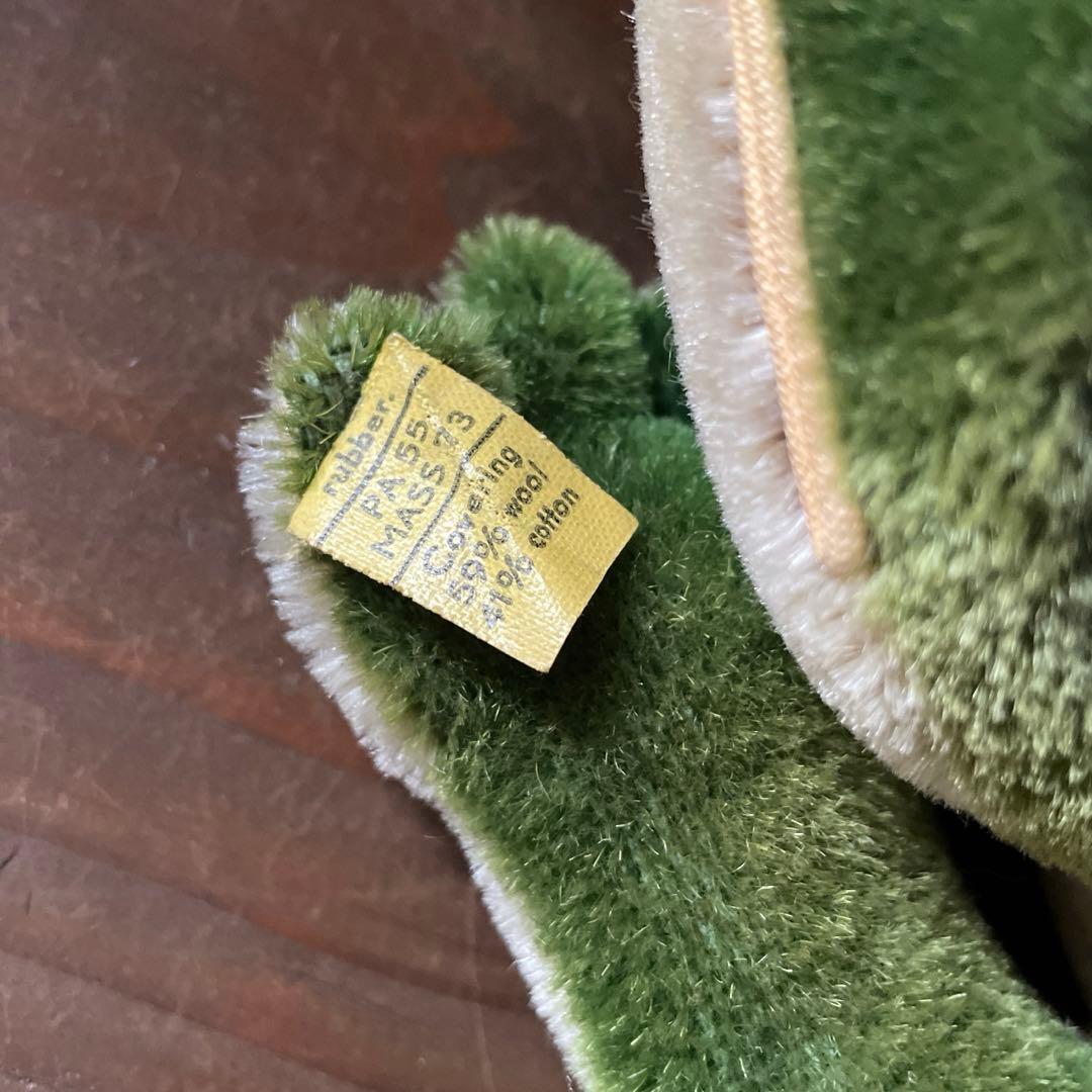 アンティークカエル ぬいぐるみ ヴィンテージ シュタイフ 蛙 Steiff