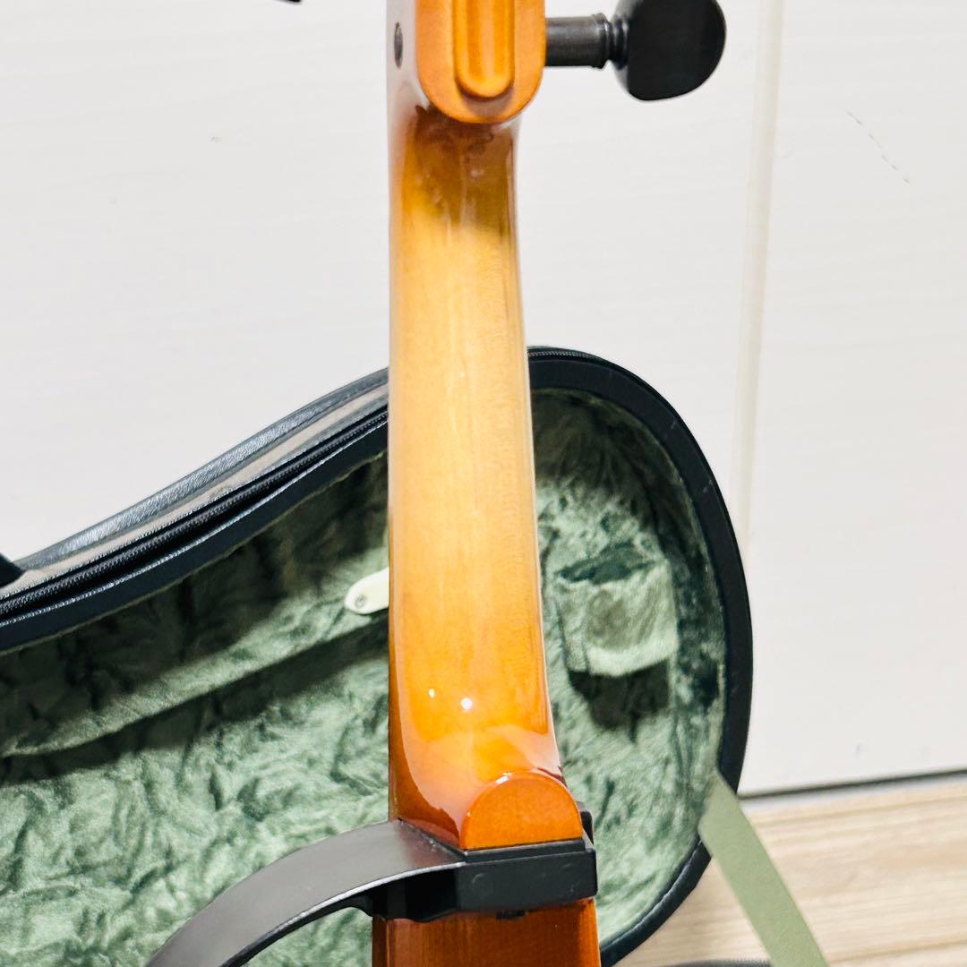 美品 YAMAHA SV-100 サイレントバイオリン 純正ケース 新品弓