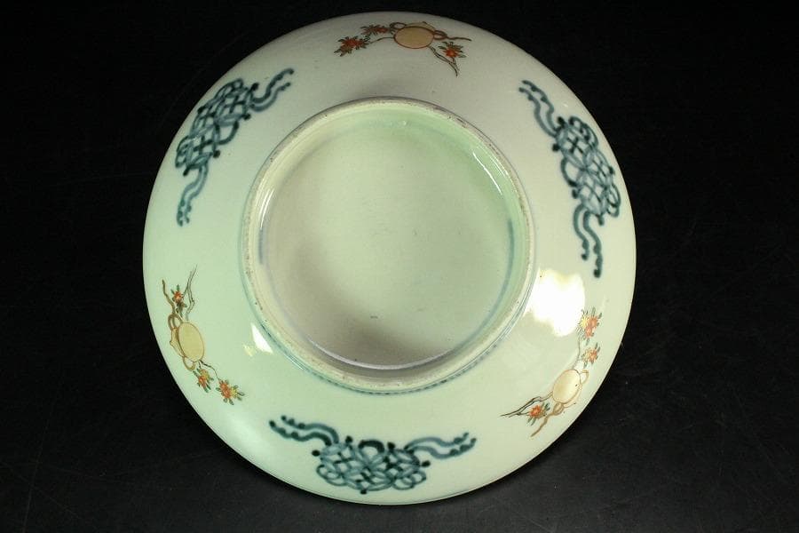 鍋島 色絵 皿 時代物(K-LC855)