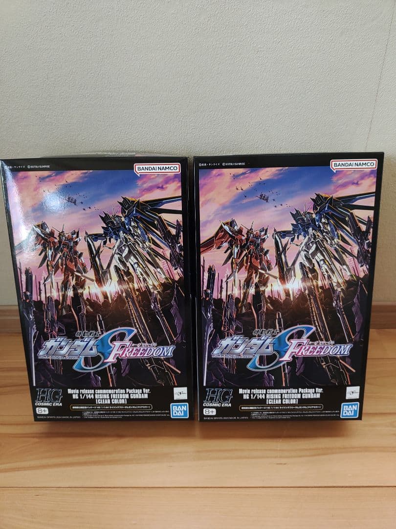 HG デスティニーガンダム/ライジングフリーダムガンダム/クリアカラー