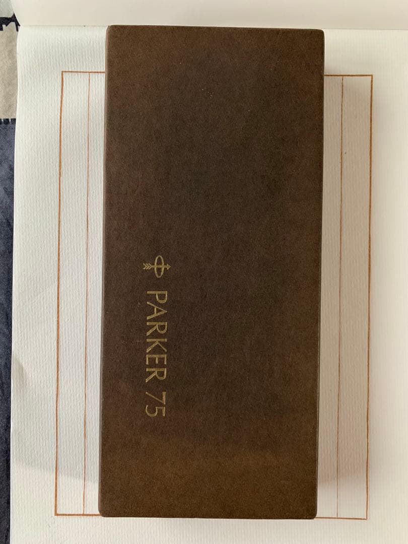 万年筆／パーカー75 スターリングシルバー 14Kペン先コンバーター付き