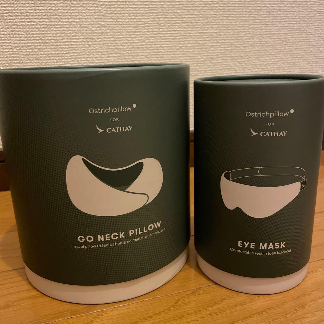OSTRICH PILLOW GO ネックピロー & アイマスク セット✈︎