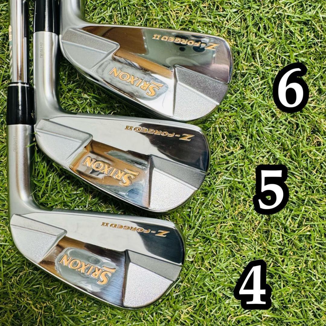 【美品】スリクソン Z-FORGEDⅡ メンズアイアンセット 7本 スチール S