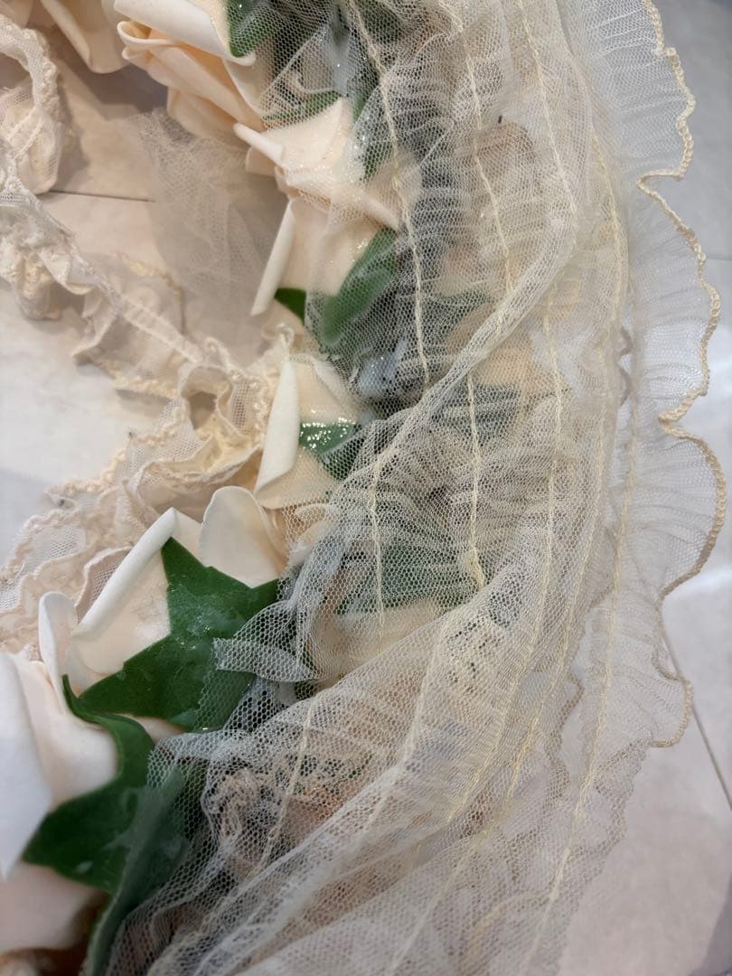 アンティーク雑貨 Romantic Rose Garland.