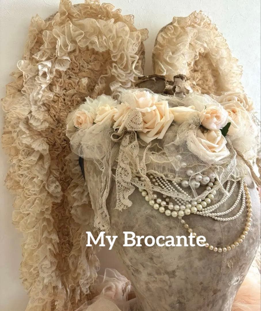 アンティーク雑貨 Romantic Rose Garland.