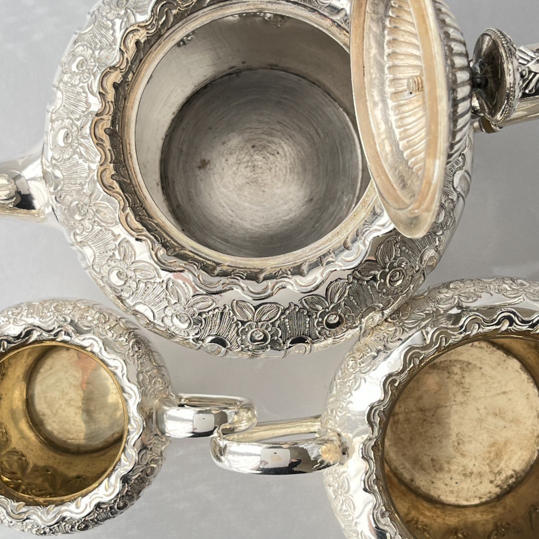 【James Dixon 】 ビクトリアン ティーセット 3点 ティーポット