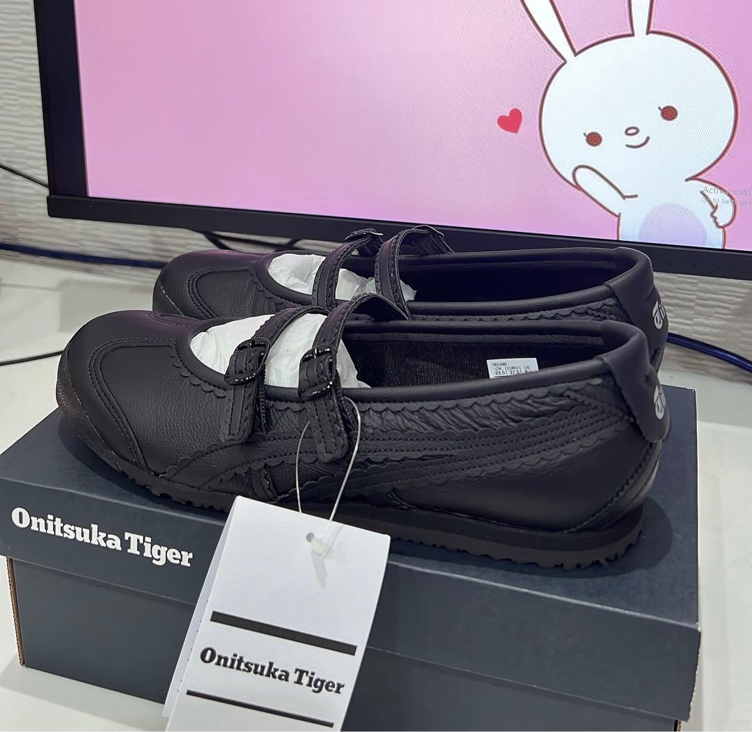 オニツカタイガー ウィメンズ メキシコ66 TGRS ブラック 26.5cm