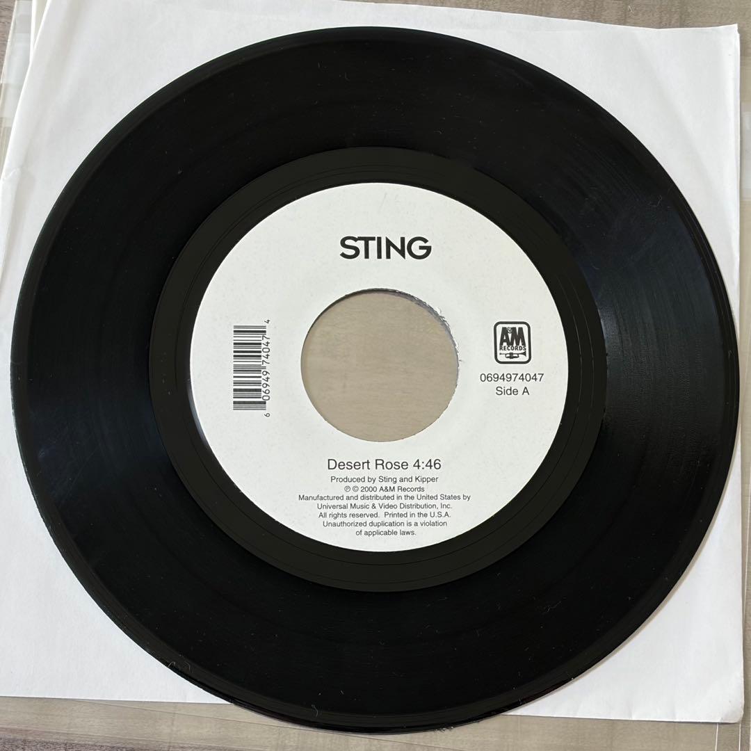 7インチ 7EP Sting Desert Rose Cheb Mami