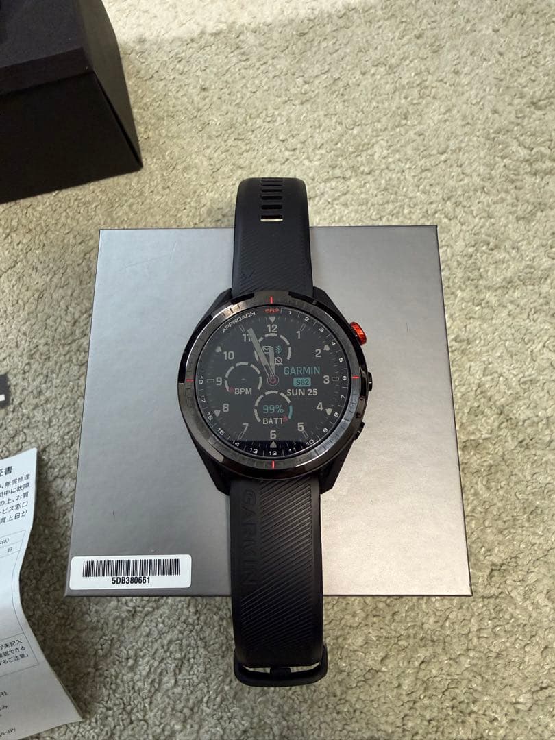 Garmin approach s62 美品　ガーミン　アプローチ