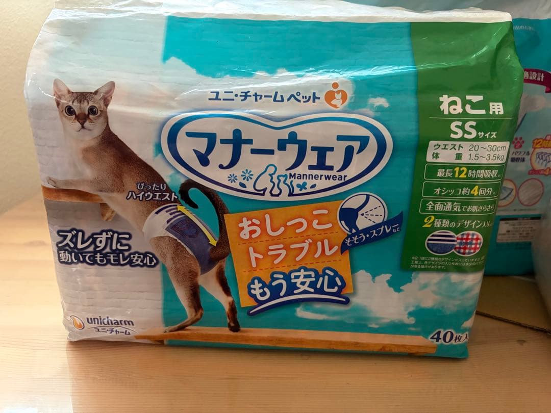 猫マナーパンツいろいろ