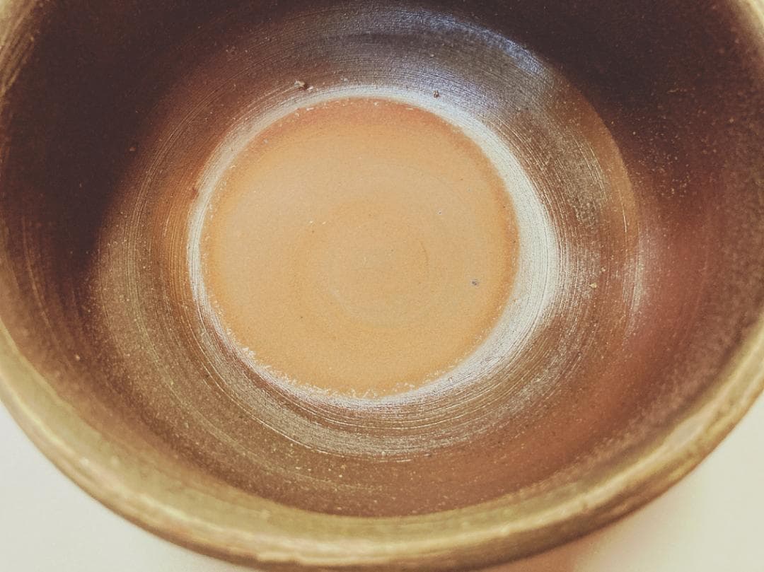 【値下げ】吉本正 備前焼 茶盌 【真作保証】