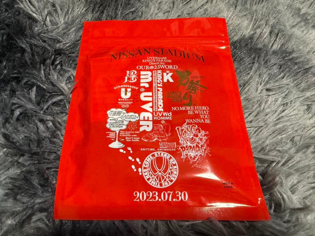 UVERworld 日産スタジアム アリーナ限定 男祭り限定グローブ