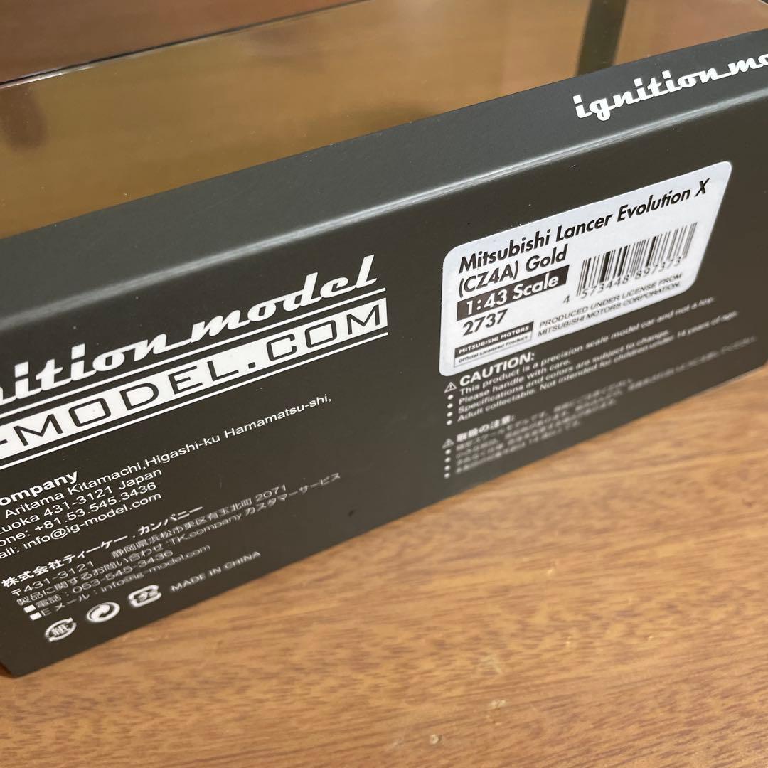 イグニッションモデル 1/43 三菱 ランサー エボリューション X CZ4A