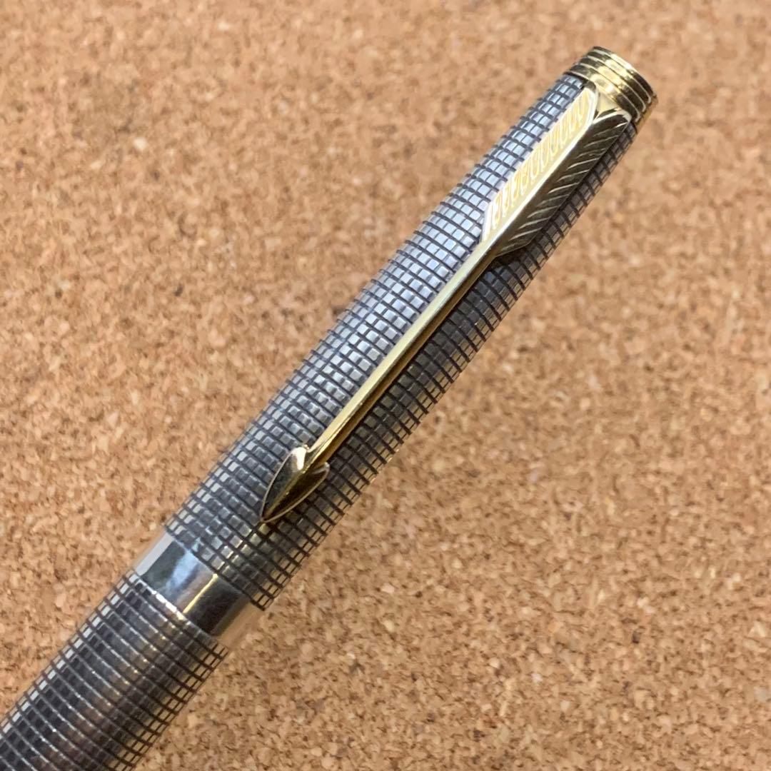 パーカー75 シズレ 万年筆 14K F スターリングシルバー
