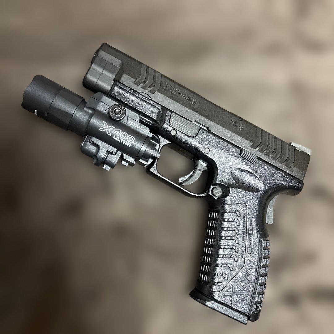 動作良好 東京マルイ ガスブローバック XDM 40 外装カスタム