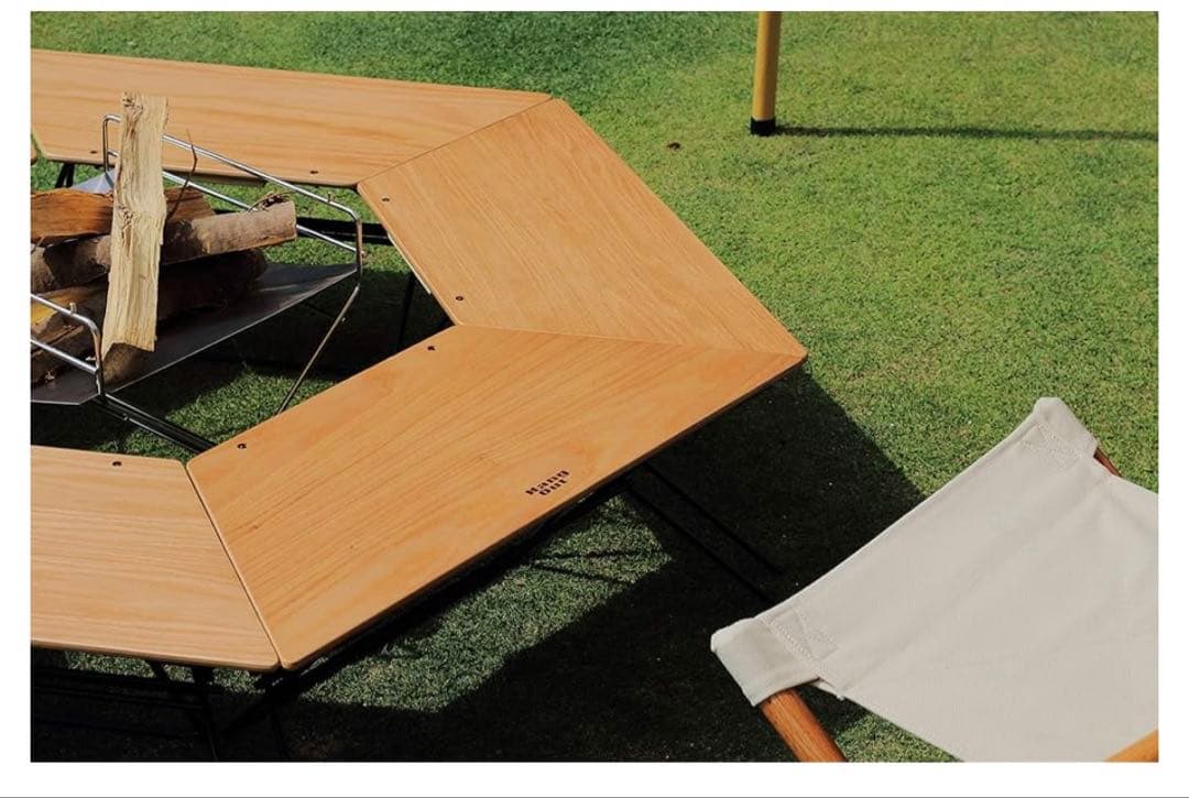 HangOut ハングアウト アーチテーブル 6台セット ウッド 専用ケース付