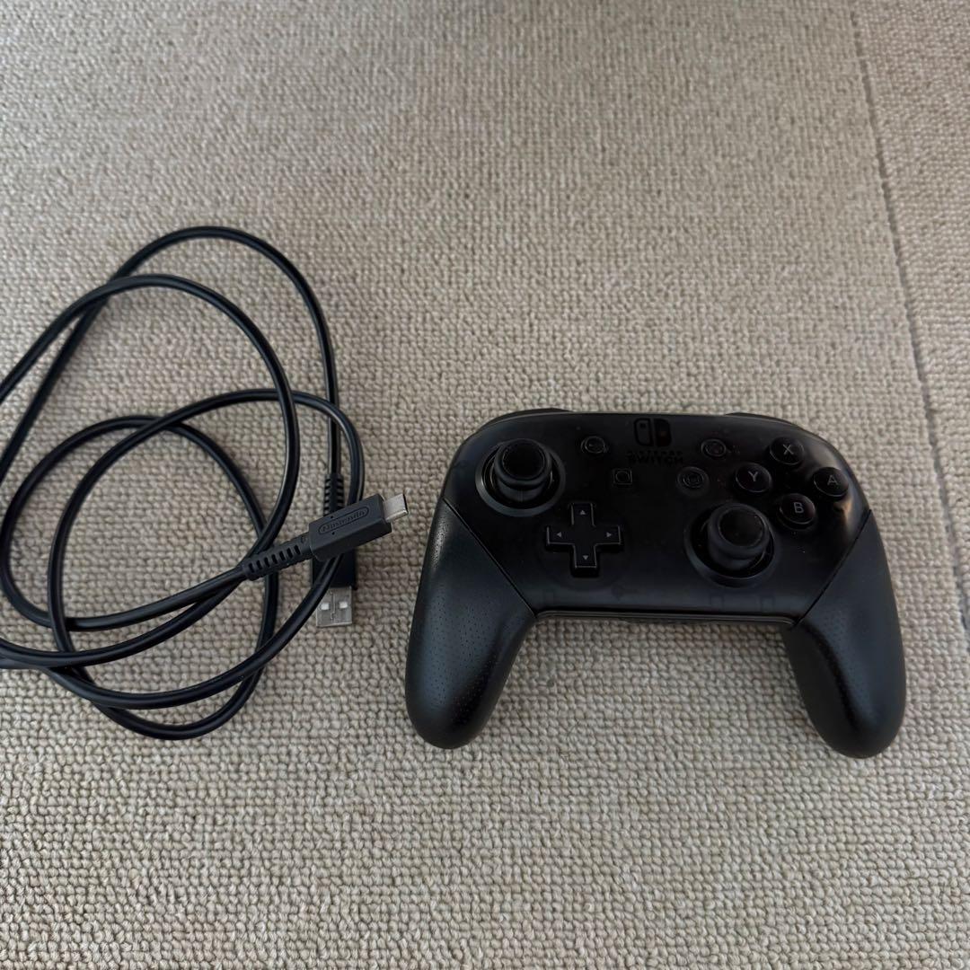 Nintendo Switch 本体 セット　プロコン2個付き　グレー