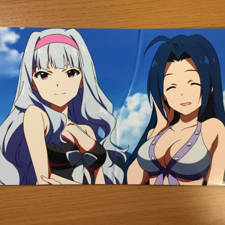 非売品 アイドルマスター 四条貴音、三浦あずさパネル アイマス×タワレコ コラボ