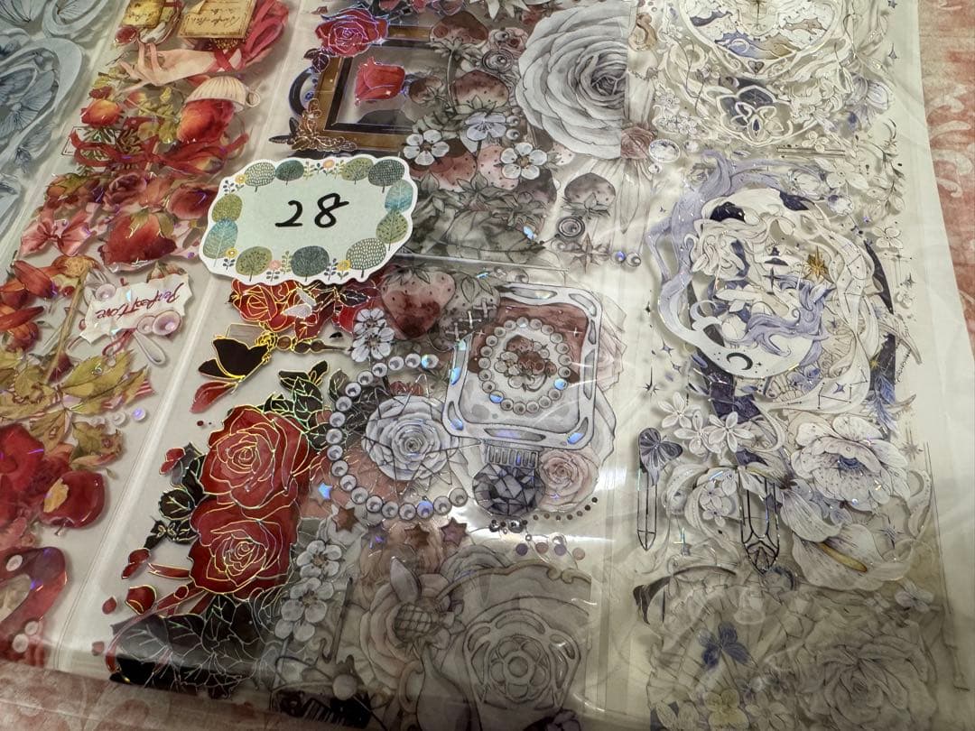 海外 PETテープ マスキングテープ 切り売りセット28