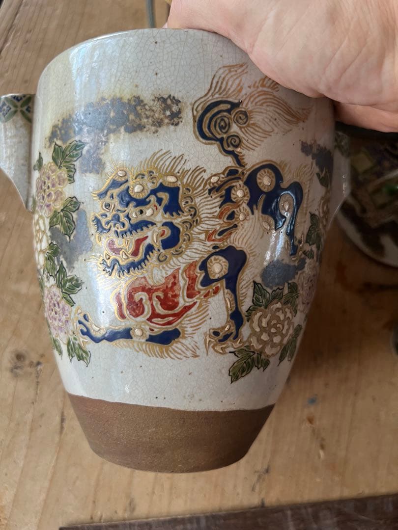 仁清　多色装飾 陶器 お茶