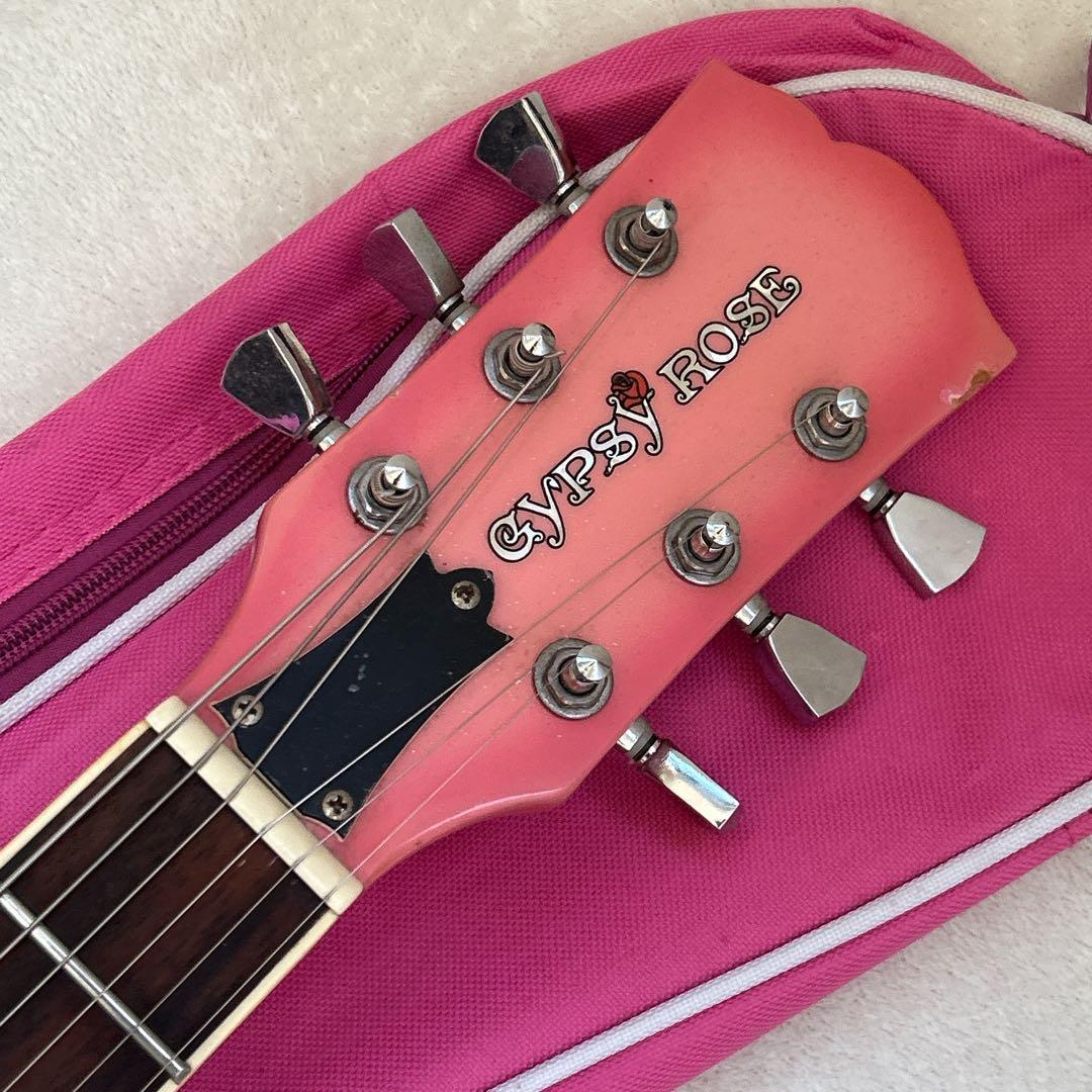 Gypsy Rose ピンク ラメ レスポール ジプシーローズ エレキギター