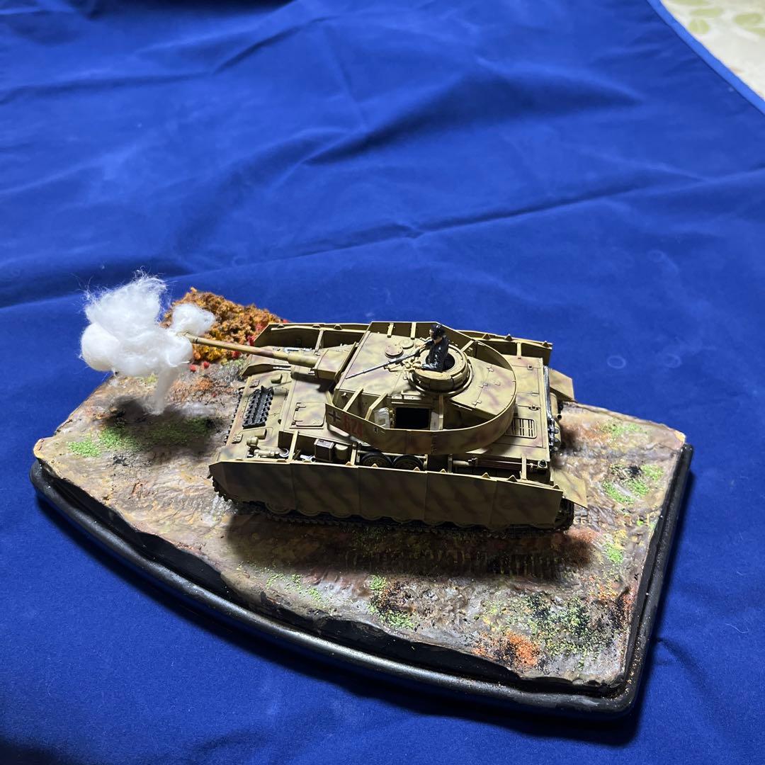 ドイツⅣ型戦車Hタイプ　ジオラマ