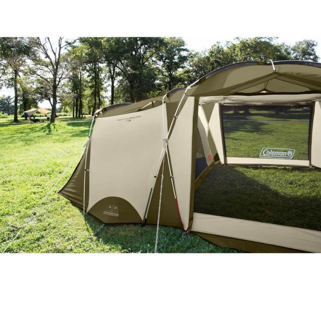 【美品】タフスクリーン2ルームハウス　オリーブサンド　コールマン　テント