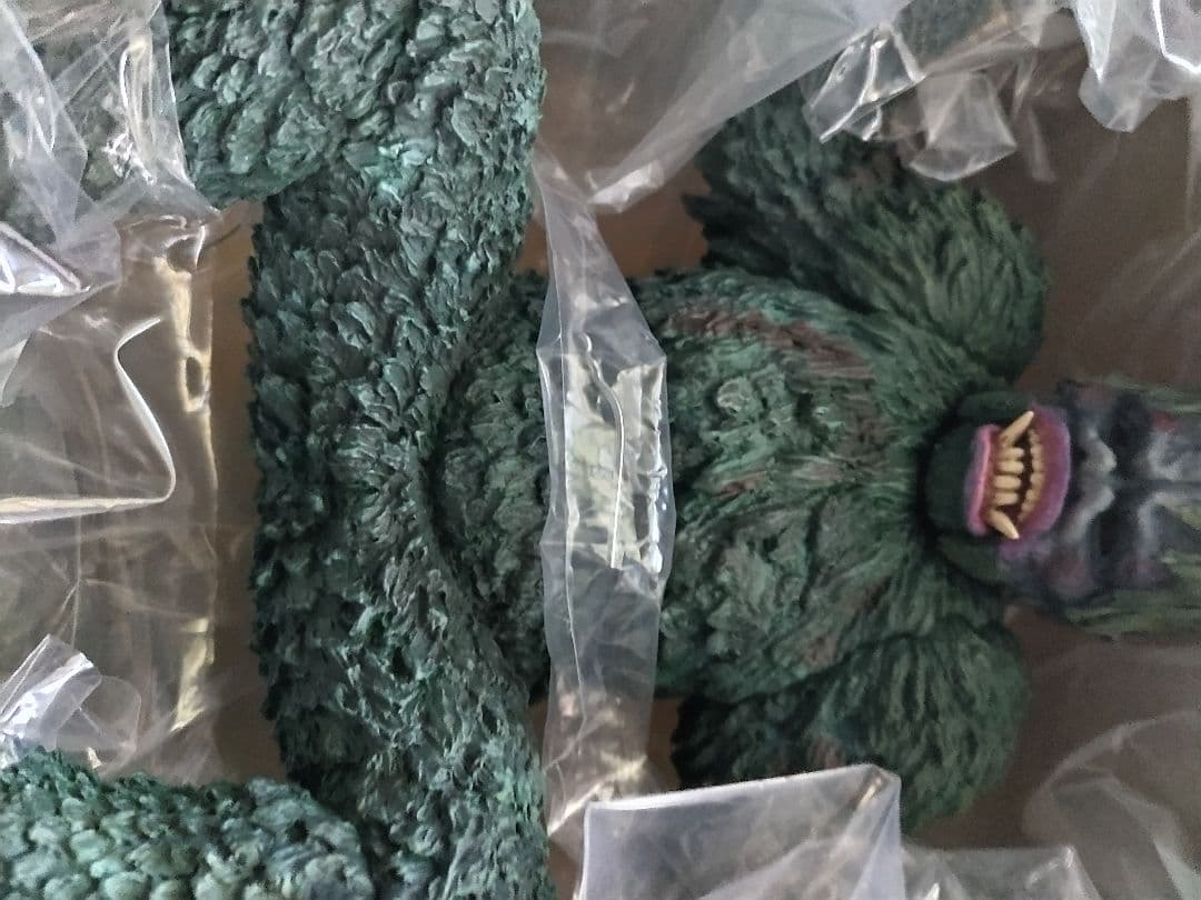 エクスプラス少年リック　大怪獣シリーズサンダ対 ガイラソフビスタチュー２体セット