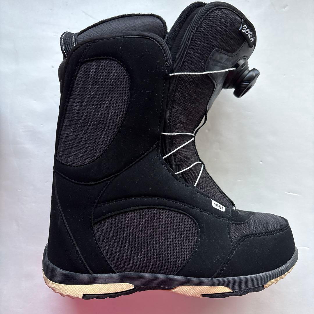 新品 スノーボードブーツ HEAD 23.0cm BOAシステム ブラック