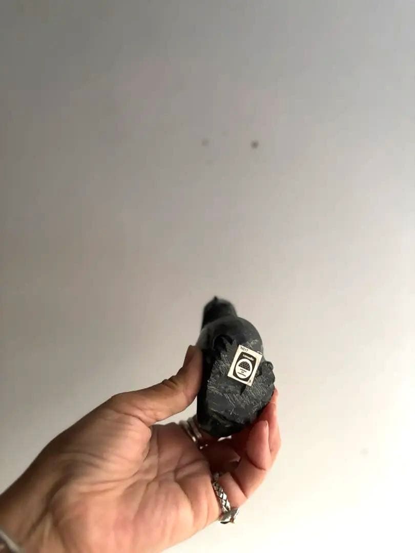 852 ヴィンテージ イヌイットアート 小鳥 ソープストーン カナダ政府公認