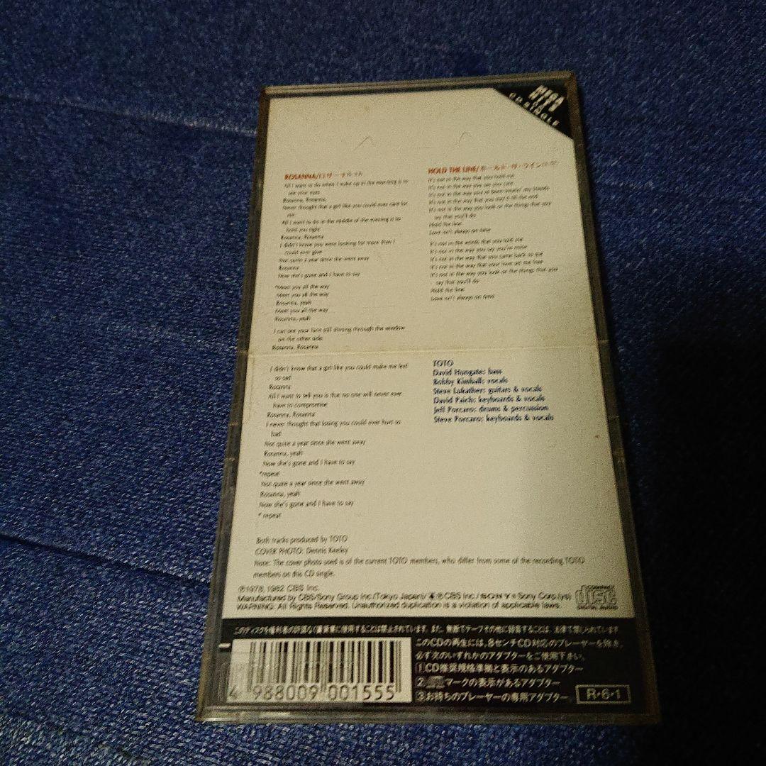 TOTO Rosanna Hold the Line 8センチ8cmシングルCD