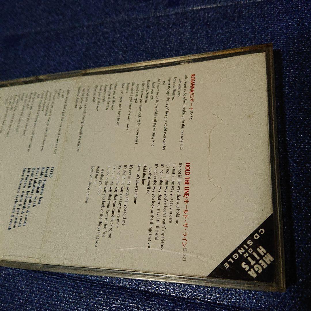 TOTO Rosanna Hold the Line 8センチ8cmシングルCD