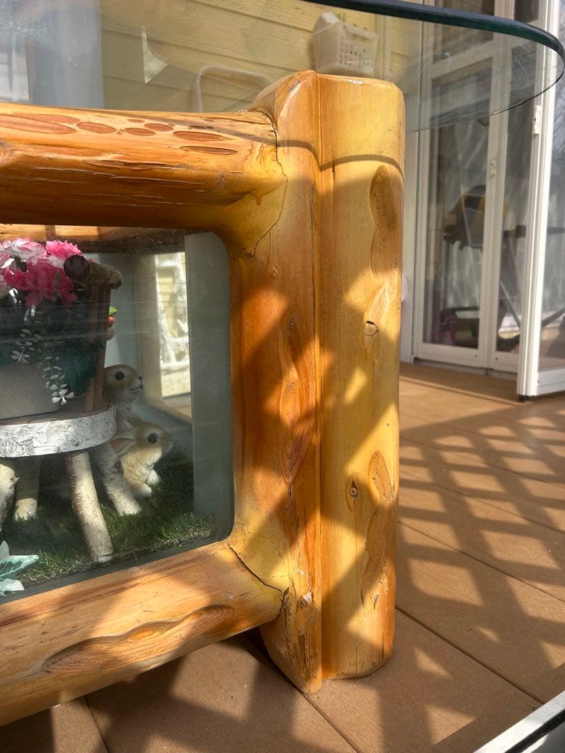 引き取り限定　キューブ型ガラス水槽ガラステーブル