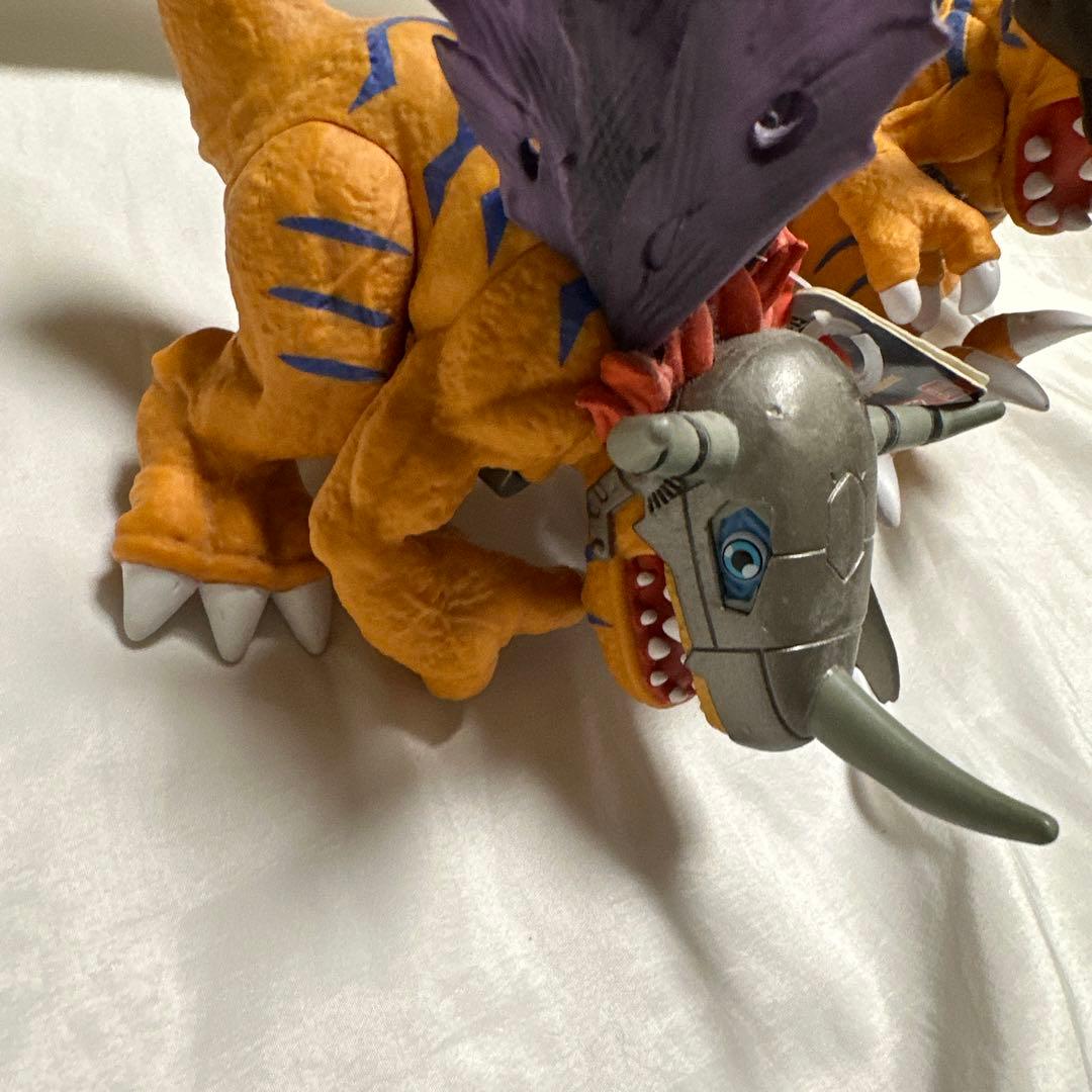 デジモン　メタルグレイモン　グレイモン　ソフビ　ダイナモーション　フィギュア