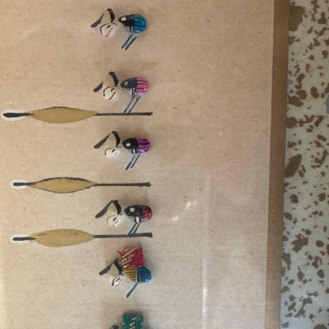 日本の伝統人形 額装作品
