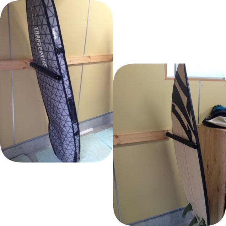 ６本セット　軽量アルミサーフボードラック