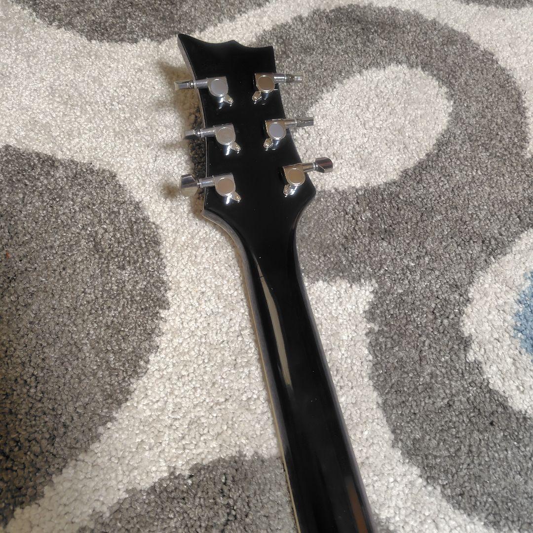 エレキギター 黒 ラメ ケース付き