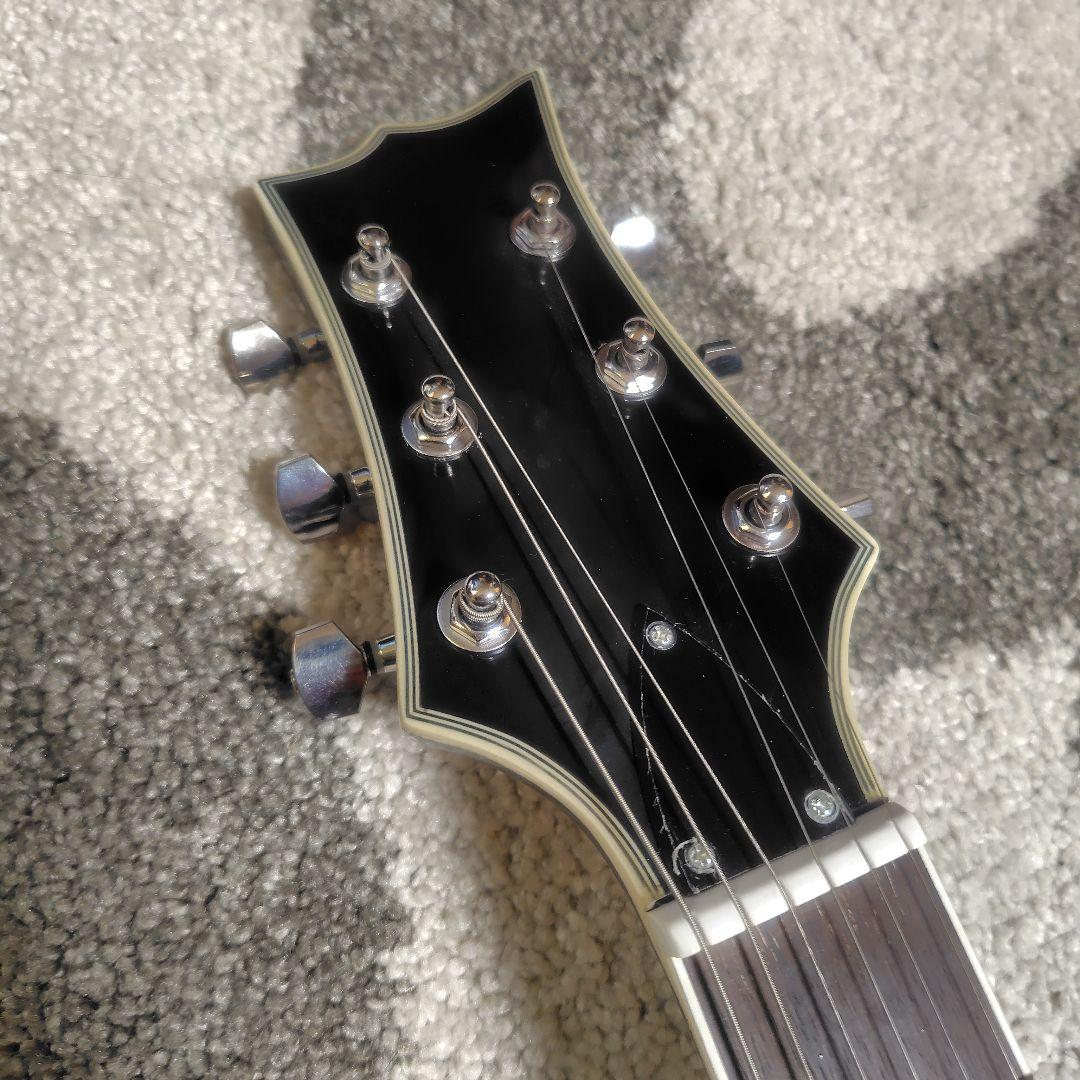 エレキギター 黒 ラメ ケース付き