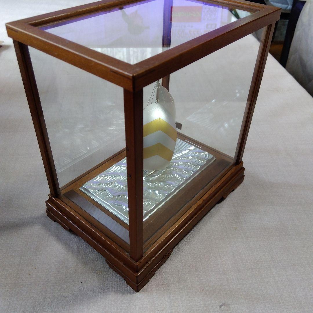 武比古、TAKEHIKOヨットモデル シルバー・ゴールド ガラスケース付き