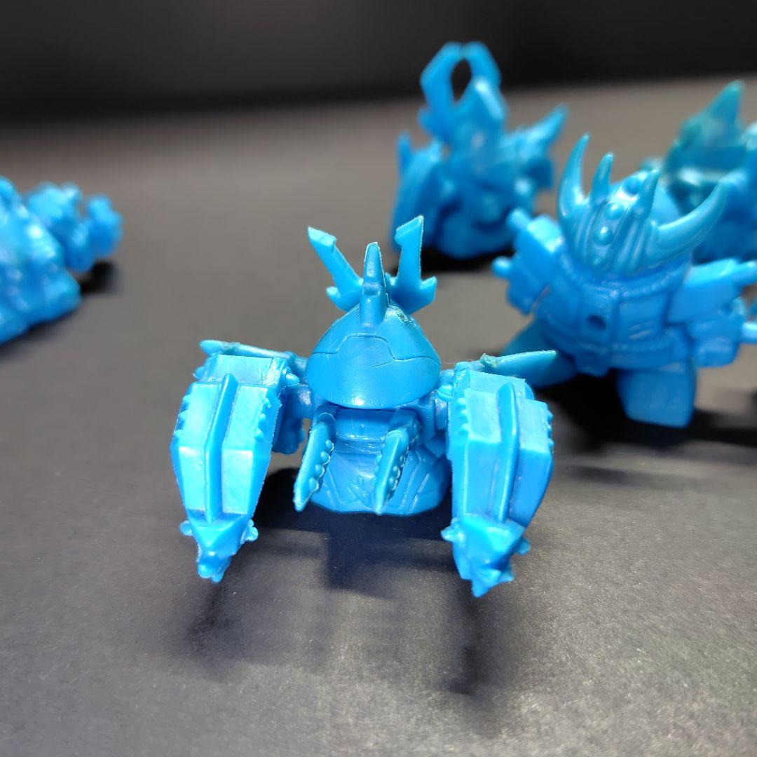 ガン消し　復活闇将軍☆短期値下げ中☆　青揃い6体セット